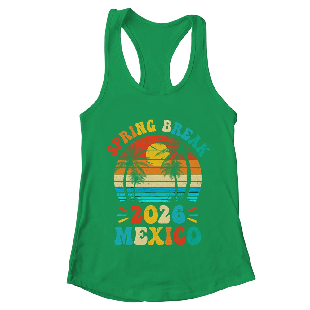 Groovy Spring Break 2026 Mexico Family Beach Vacations Shirt & Tank Top | teecentury