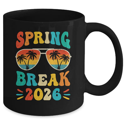Groovy Spring Break 2026 School Family Beach Vacations Mug | teecentury