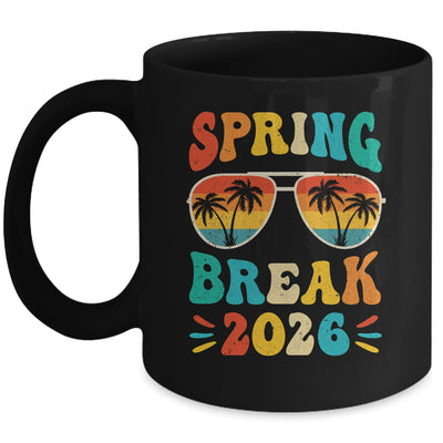 Groovy Spring Break 2026 School Family Beach Vacations Mug | teecentury