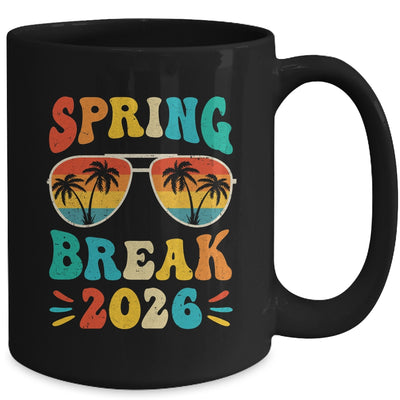 Groovy Spring Break 2026 School Family Beach Vacations Mug | teecentury