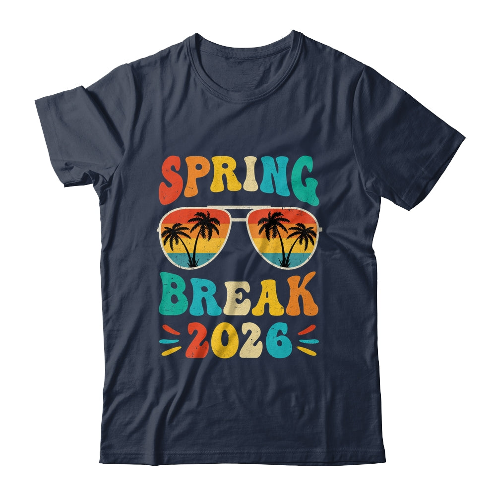 Groovy Spring Break 2026 School Family Beach Vacations Shirt & Tank Top | teecentury