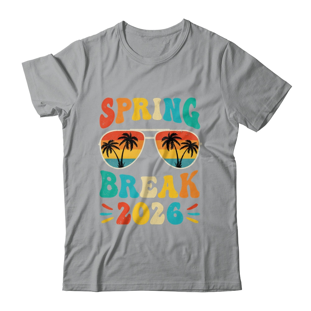 Groovy Spring Break 2026 School Family Beach Vacations Shirt & Tank Top | teecentury