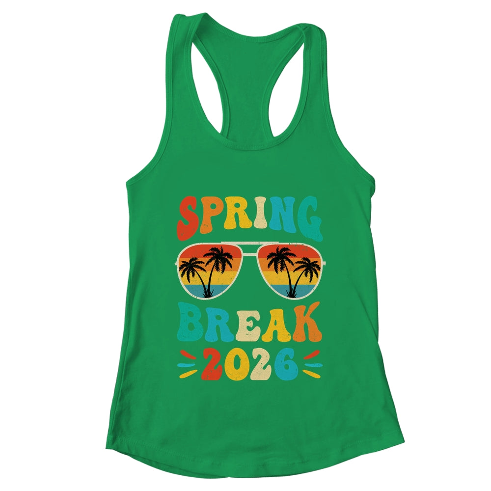 Groovy Spring Break 2026 School Family Beach Vacations Shirt & Tank Top | teecentury