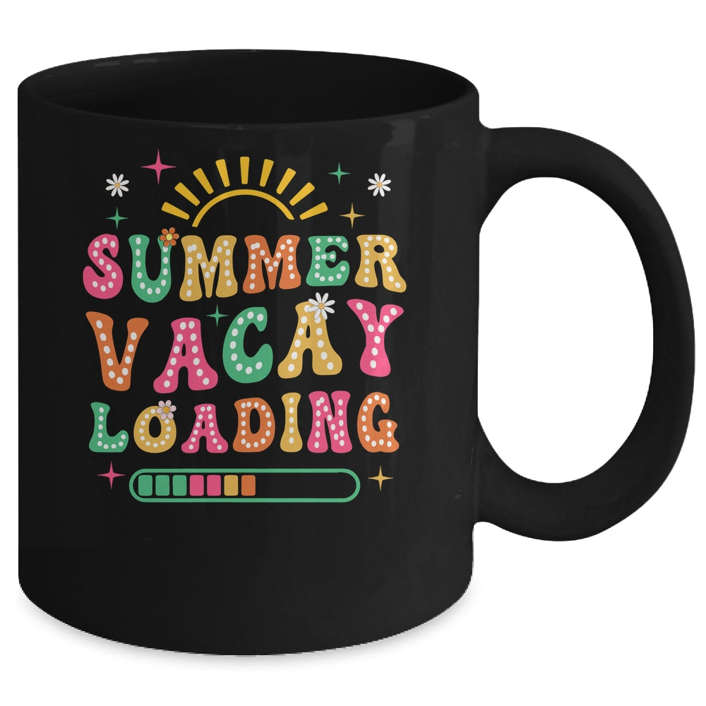 Groovy Summer Vacay Loading Teacher Week Last Day Of School Mug | teecentury
