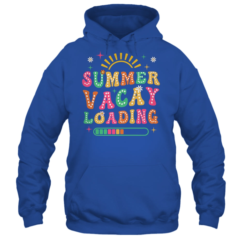 Groovy Summer Vacay Loading Teacher Week Last Day Of School Shirt & Tank Top | teecentury