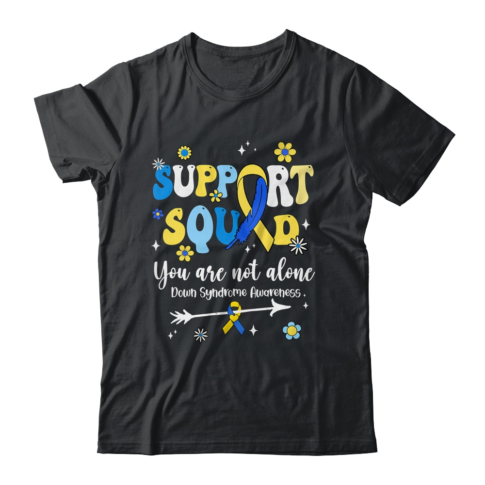 Groovy Support Squad Down Syndrome Awareness Month Shirt & Hoodie | teecentury