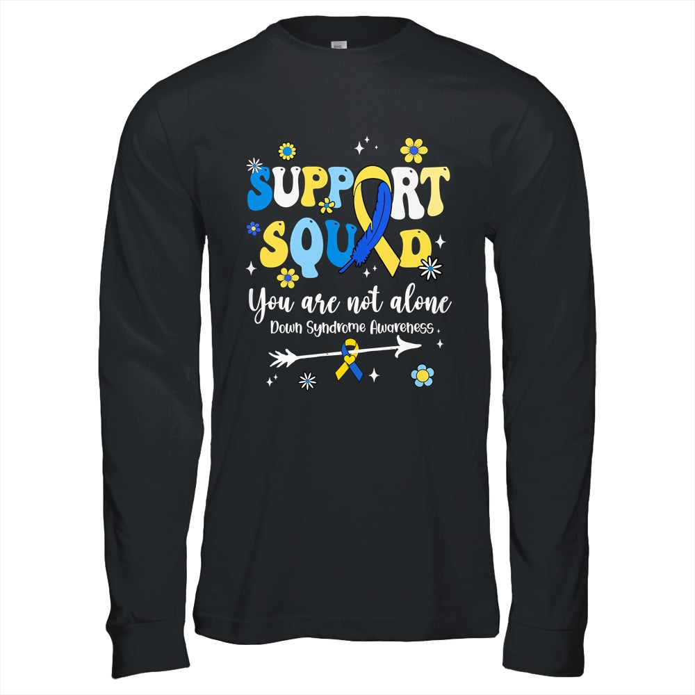 Groovy Support Squad Down Syndrome Awareness Month Shirt & Hoodie | teecentury