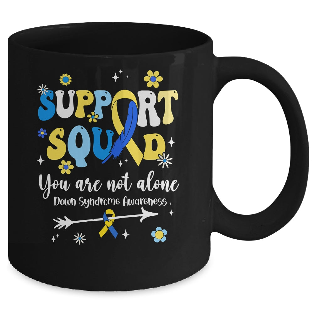 Groovy Support Squad Down Syndrome Awareness Month Mug | teecentury
