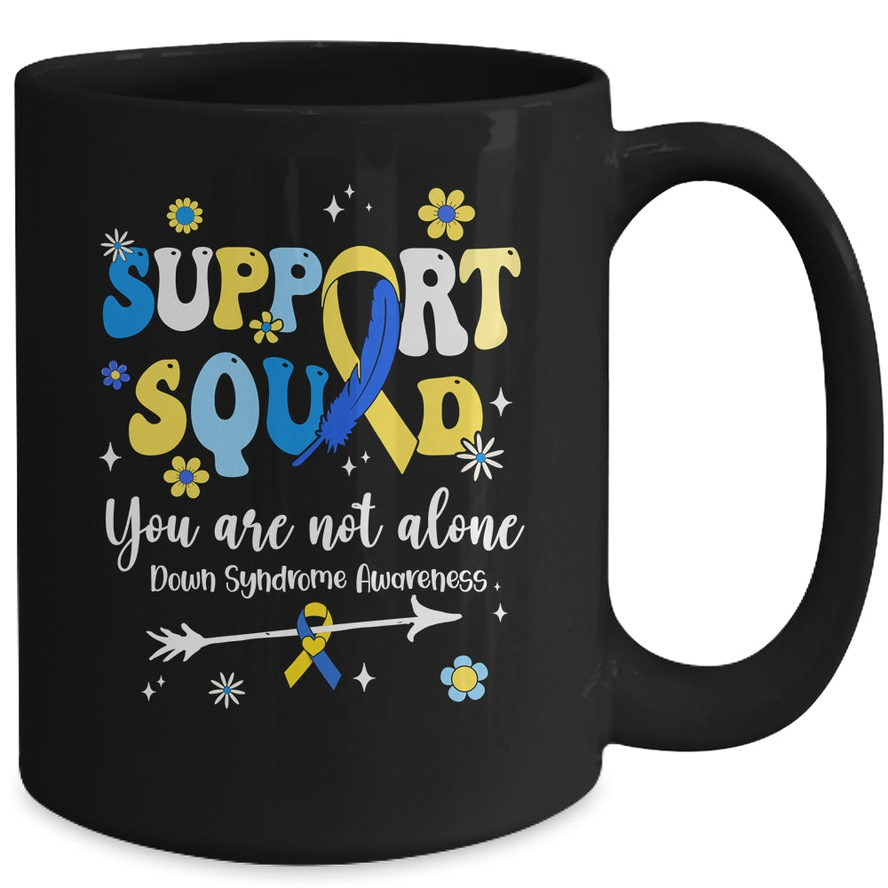 Groovy Support Squad Down Syndrome Awareness Month Mug | teecentury