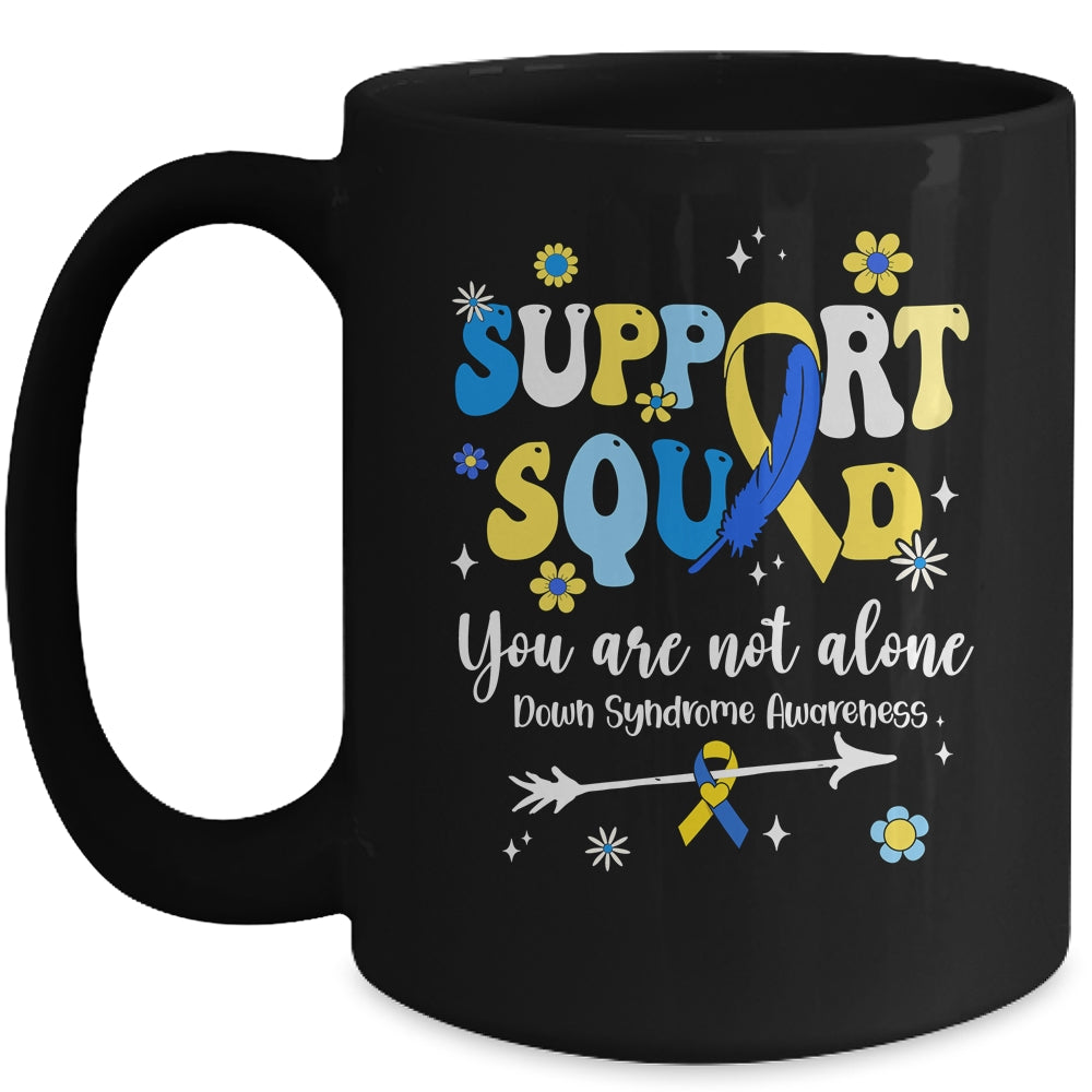 Groovy Support Squad Down Syndrome Awareness Month Mug | teecentury