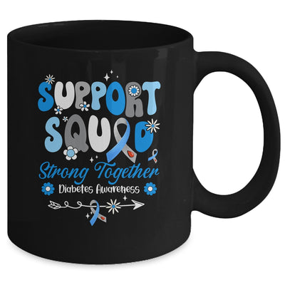 Groovy Support Squad Ribbon T1D Diabetes Awareness Month Mug | teecentury