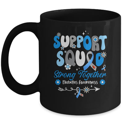 Groovy Support Squad Ribbon T1D Diabetes Awareness Month Mug | teecentury