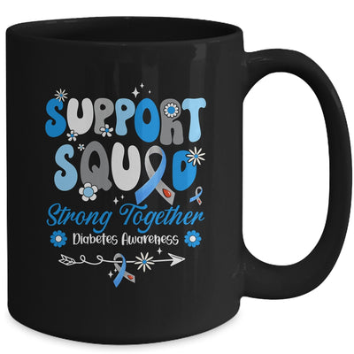 Groovy Support Squad Ribbon T1D Diabetes Awareness Month Mug | teecentury