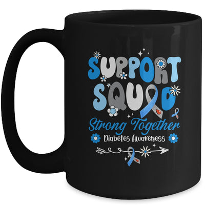 Groovy Support Squad Ribbon T1D Diabetes Awareness Month Mug | teecentury