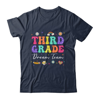 Groovy Third Grade Dream Team Back To School Teacher Kids Shirt & Hoodie | teecentury