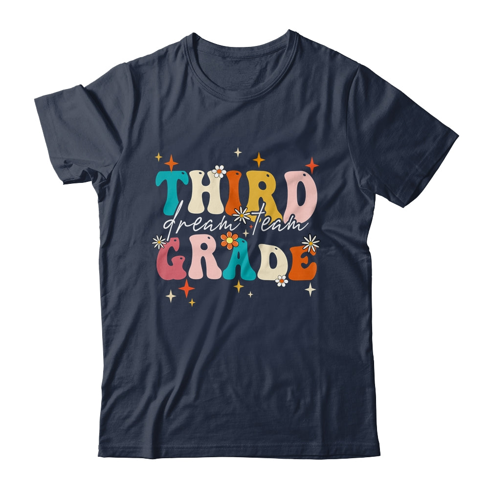 Groovy Third Grade Dream Team Back To School Teacher Kids Shirt & Hoodie | teecentury