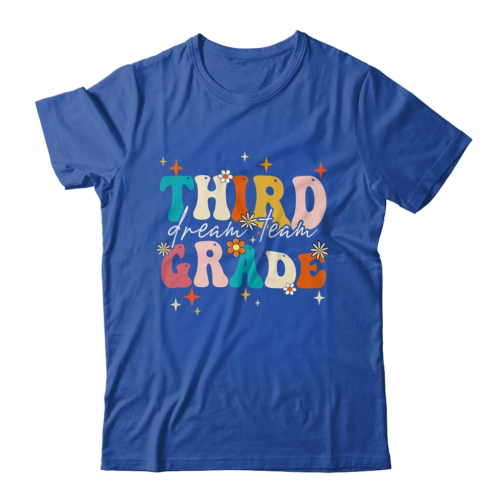 Groovy Third Grade Dream Team Back To School Teacher Kids Shirt & Hoodie | teecentury