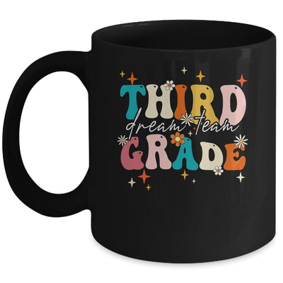 Groovy Third Grade Dream Team Back To School Teacher Kids Mug | teecentury