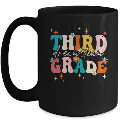 Groovy Third Grade Dream Team Back To School Teacher Kids Mug | teecentury