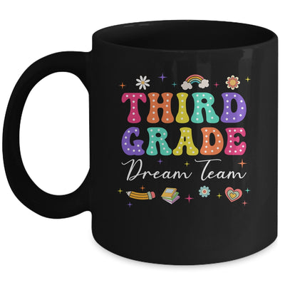 Groovy Third Grade Dream Team Back To School Teacher Mug | teecentury