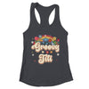 Groovy Titi Retro Hippie Peace Sign Floral Mothers Day Shirt & Tank Top | teecentury