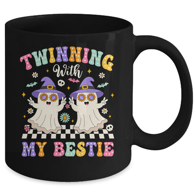 Groovy Twins Ghost Twinning With My Bestie Halloween Funny Mug | teecentury