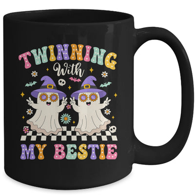Groovy Twins Ghost Twinning With My Bestie Halloween Funny Mug | teecentury