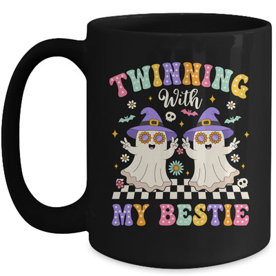 Groovy Twins Ghost Twinning With My Bestie Halloween Funny Mug | teecentury