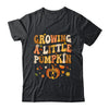 Growing A Little Pumpkin Thanksgiving Pregnancy Announcement Shirt & Hoodie | teecentury