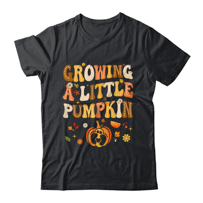 Growing A Little Pumpkin Thanksgiving Pregnancy Announcement Shirt & Hoodie | teecentury