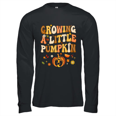 Growing A Little Pumpkin Thanksgiving Pregnancy Announcement Shirt & Hoodie | teecentury