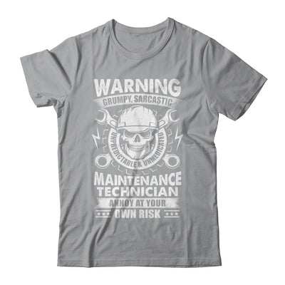 Grumpy Sarcastic Unpredictable Maintenance Technician Funny Shirt & Hoodie | teecentury