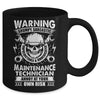 Grumpy Sarcastic Unpredictable Maintenance Technician Funny Mug | teecentury