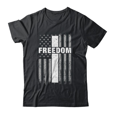 Grunge American Flag And Cross Faith Family Freedom Shirt & Hoodie | teecentury