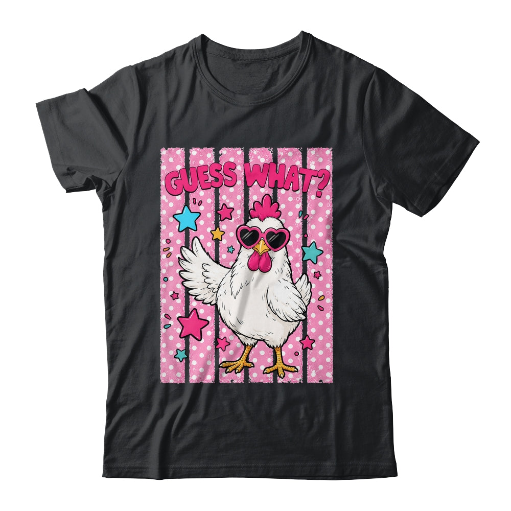 Guess What Chicken Butt Chicken Lover Funny Chicken Meme Shirt & Tank Top | teecentury