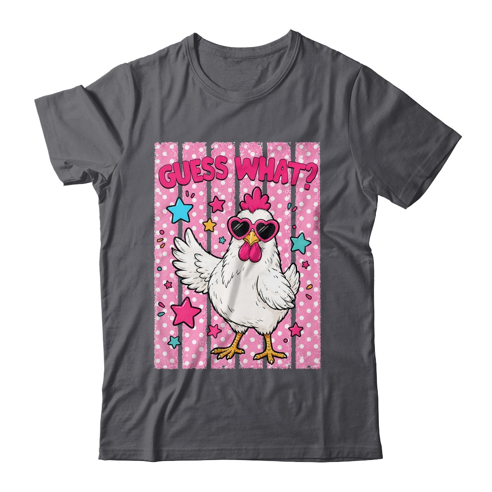 Guess What Chicken Butt Chicken Lover Funny Chicken Meme Shirt & Tank Top | teecentury