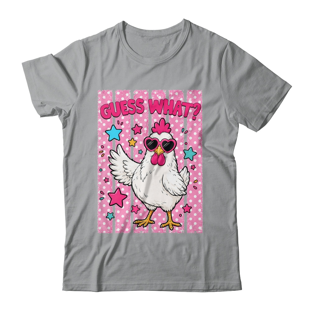 Guess What Chicken Butt Chicken Lover Funny Chicken Meme Shirt & Tank Top | teecentury