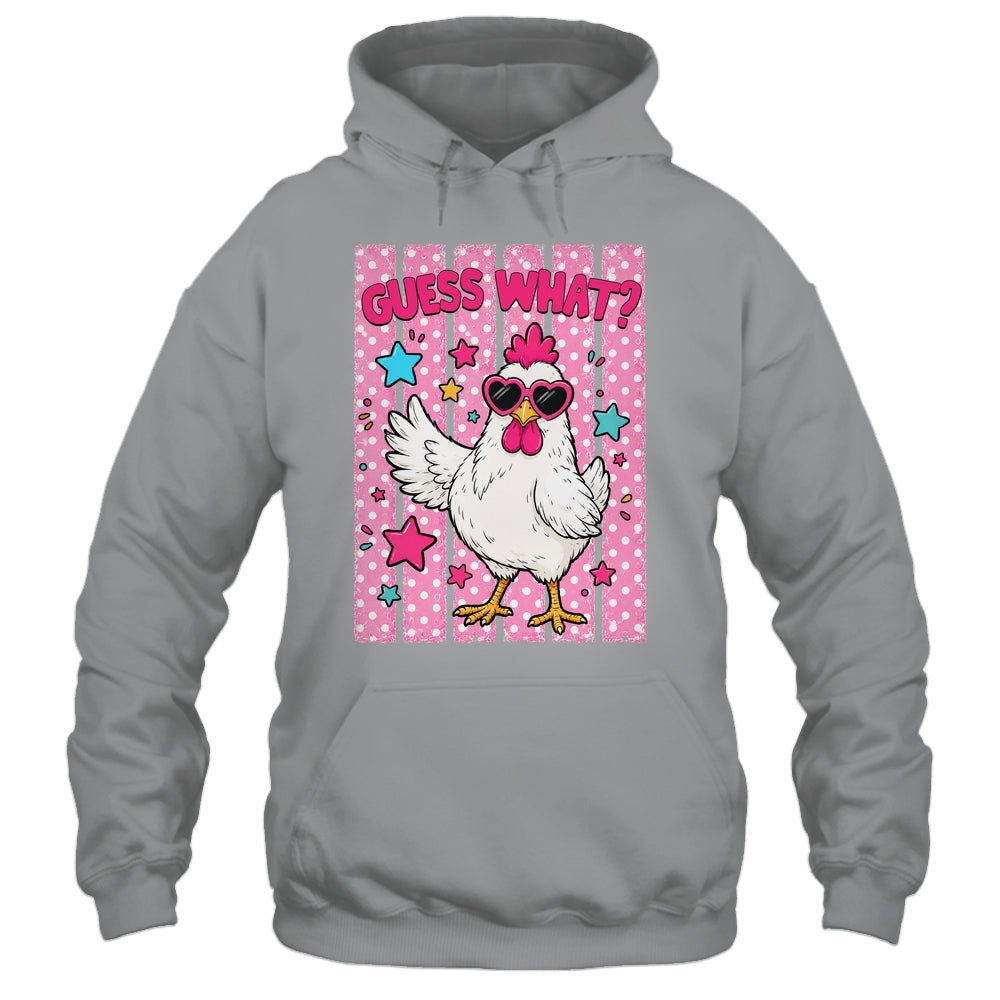 Guess What Chicken Butt Chicken Lover Funny Chicken Meme Shirt & Tank Top | teecentury