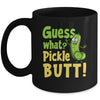 Guess What Pickle Butt! Funny Cucumber Meme Pickle Joke Mug | teecentury