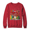 Guitar Santa Hat Elf Christmas Tree Musician Christmas Ugly Shirt & Sweatshirt | teecentury