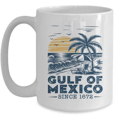 Gulf Of Mexico 1672 Vintage Beach Gulf Of Mexico Forever Mug | teecentury