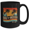 Gulf Of Mexico Est 1550 Beach Palms Vintage Women Men Mug | teecentury