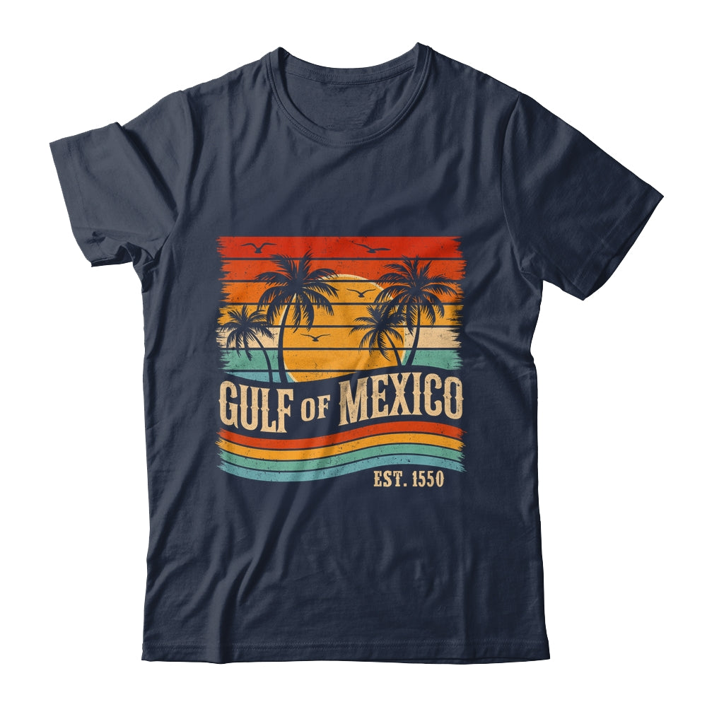 Gulf Of Mexico Est 1550 Beach Palms Vintage Women Men Shirt & Tank Top | teecentury