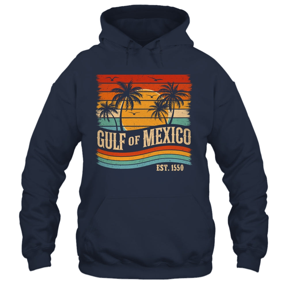 Gulf Of Mexico Est 1550 Beach Palms Vintage Women Men Shirt & Tank Top | teecentury