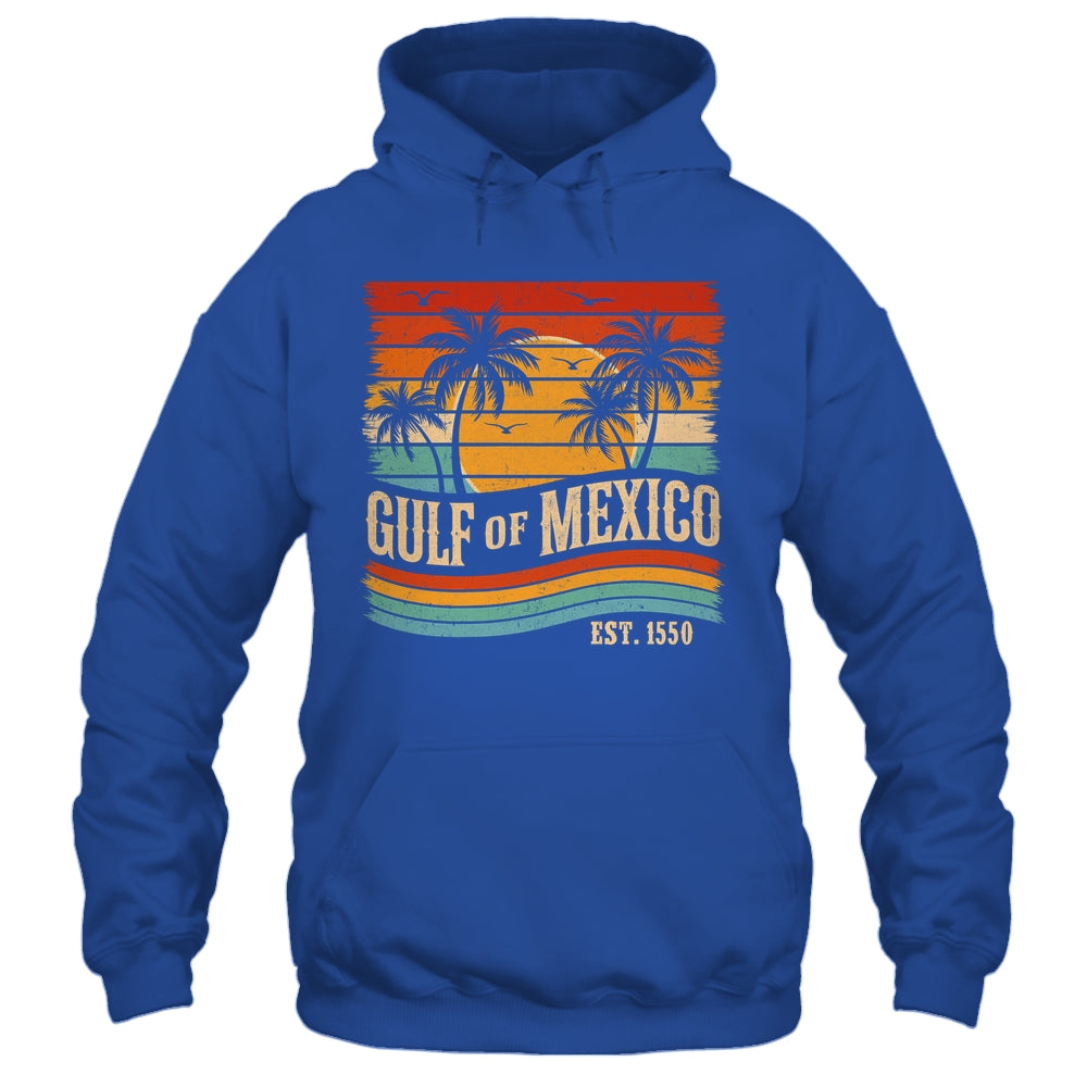 Gulf Of Mexico Est 1550 Beach Palms Vintage Women Men Shirt & Tank Top | teecentury