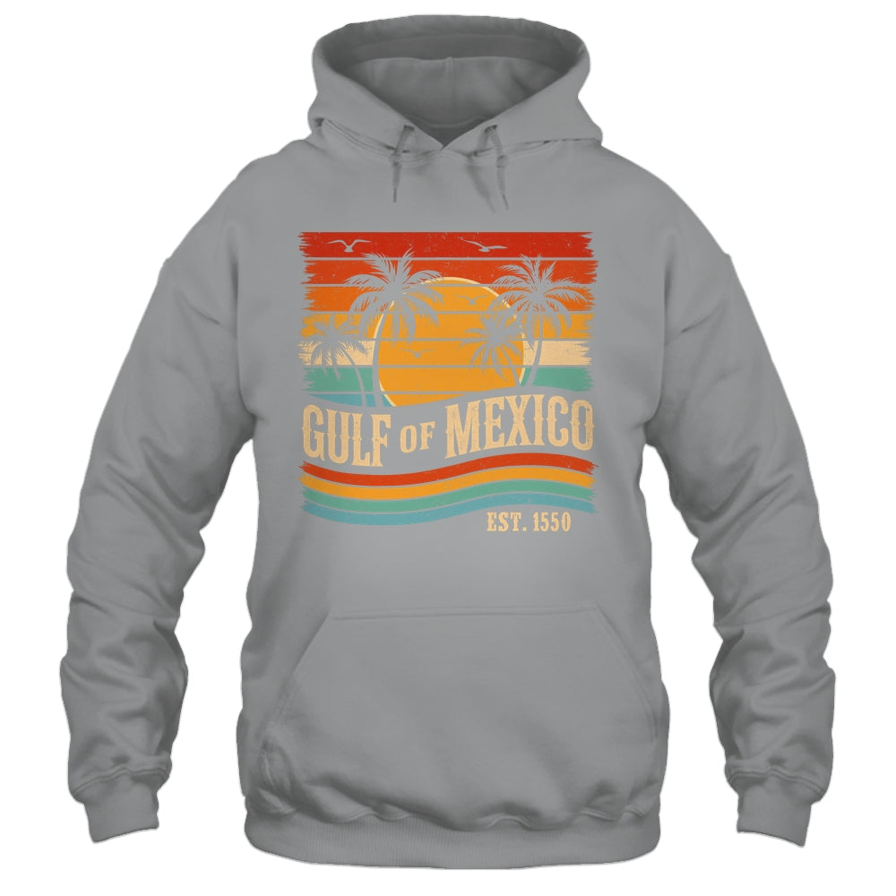 Gulf Of Mexico Est 1550 Beach Palms Vintage Women Men Shirt & Tank Top | teecentury