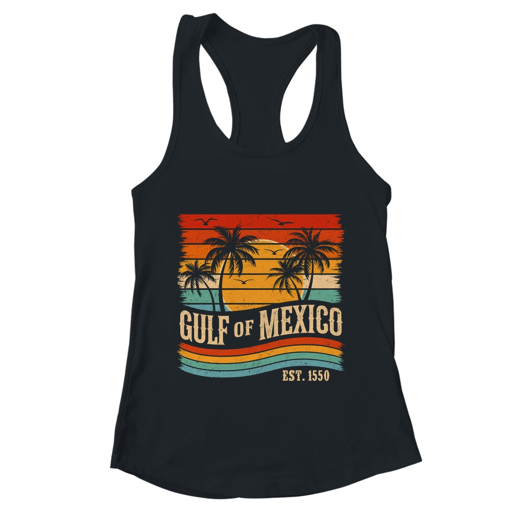 Gulf Of Mexico Est 1550 Beach Palms Vintage Women Men Shirt & Tank Top | teecentury
