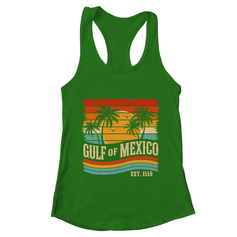 Gulf Of Mexico Est 1550 Beach Palms Vintage Women Men Shirt & Tank Top | teecentury
