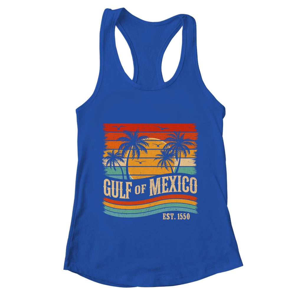 Gulf Of Mexico Est 1550 Beach Palms Vintage Women Men Shirt & Tank Top | teecentury