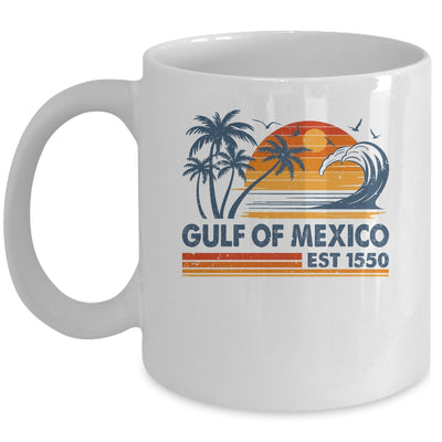Gulf Of Mexico Est 1550 Retro Vintage Beach Mexican Mug | teecentury